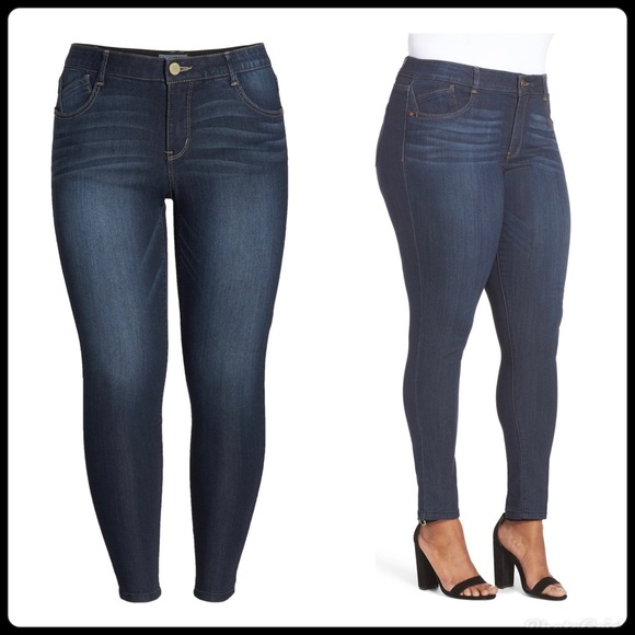 WIT & WISDOM Ab Solution Indigo Jeans Size 22W - Picture 2 of 13